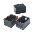 Elegant Handmade Hot Sale Gift Plastic Jewelry Cufflinks Packaging Boxes